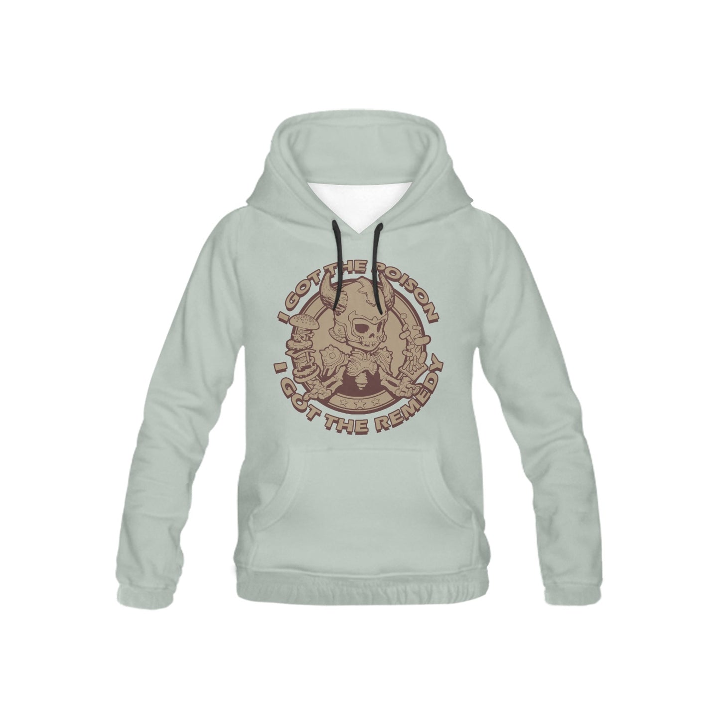 Youth Hoodie I got the Poison Beige Logo (Model H13)