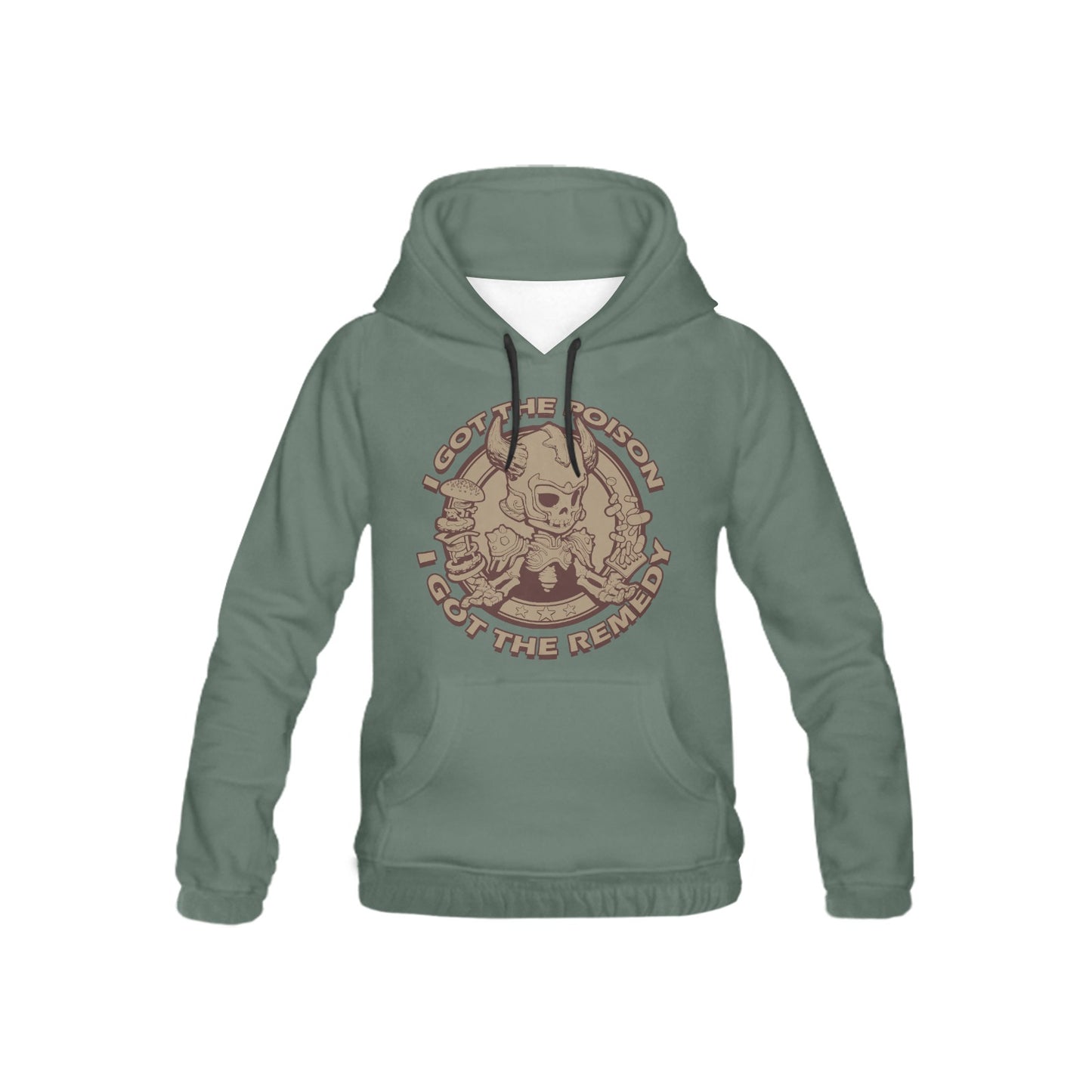 Youth Hoodie I got the Poison Beige Logo (Model H13)
