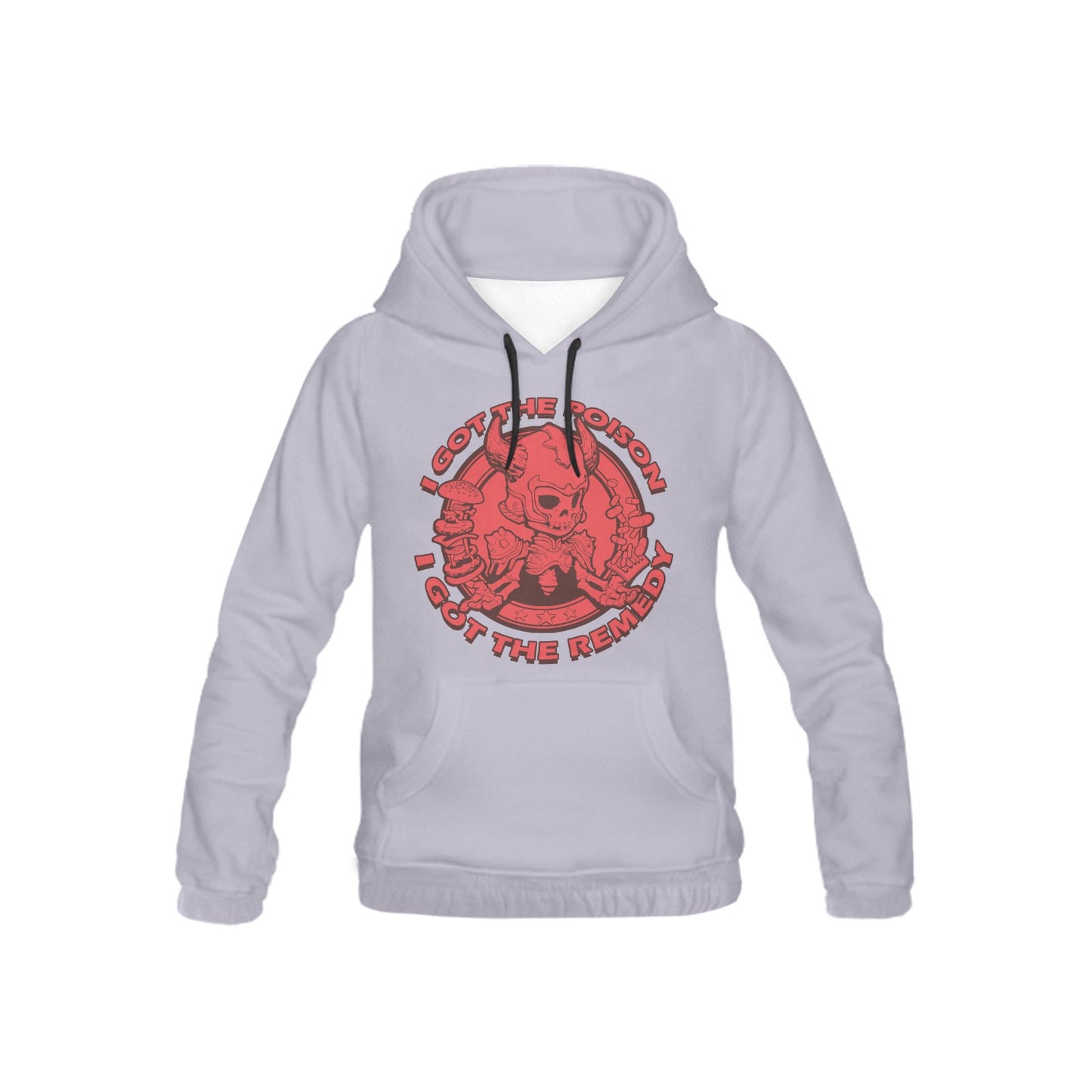Youth Hoodie I Got The Poison red Logo (Model H13)