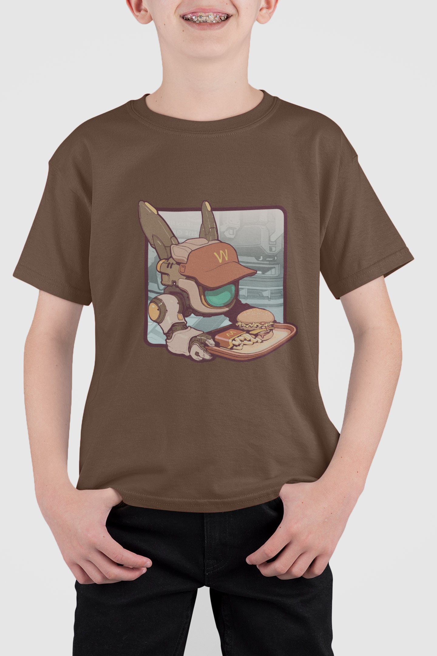 T-Shirt [ByteBot Square BG B02]