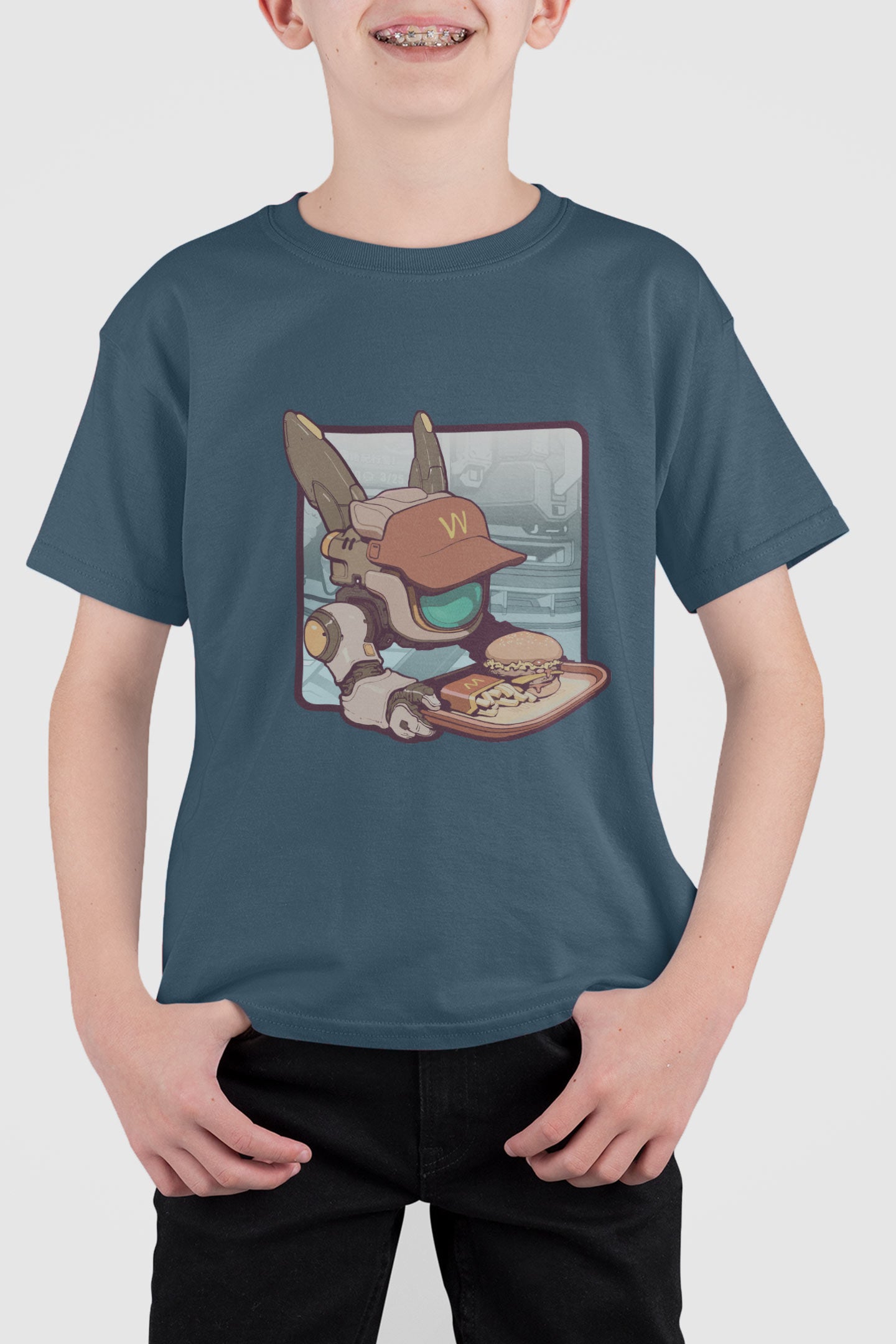 T-Shirt [ByteBot Square BG B02]