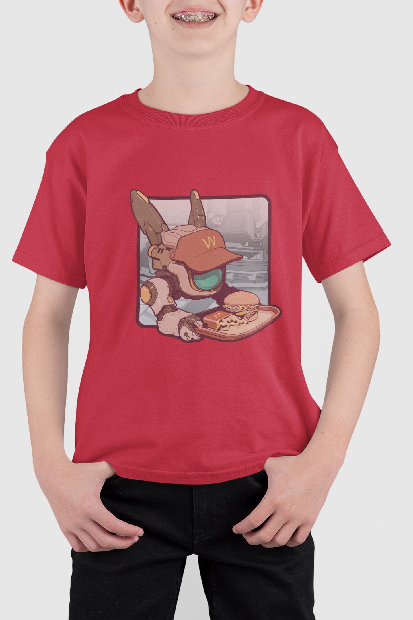 T-Shirt [ByteBot Square BG B02]