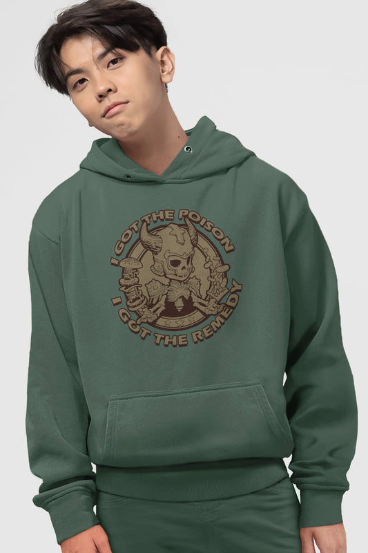 Youth Hoodie I got the Poison Beige Logo (Model H13)