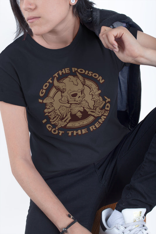 T-Shirt [I Got The Poison] (Beige Logo)