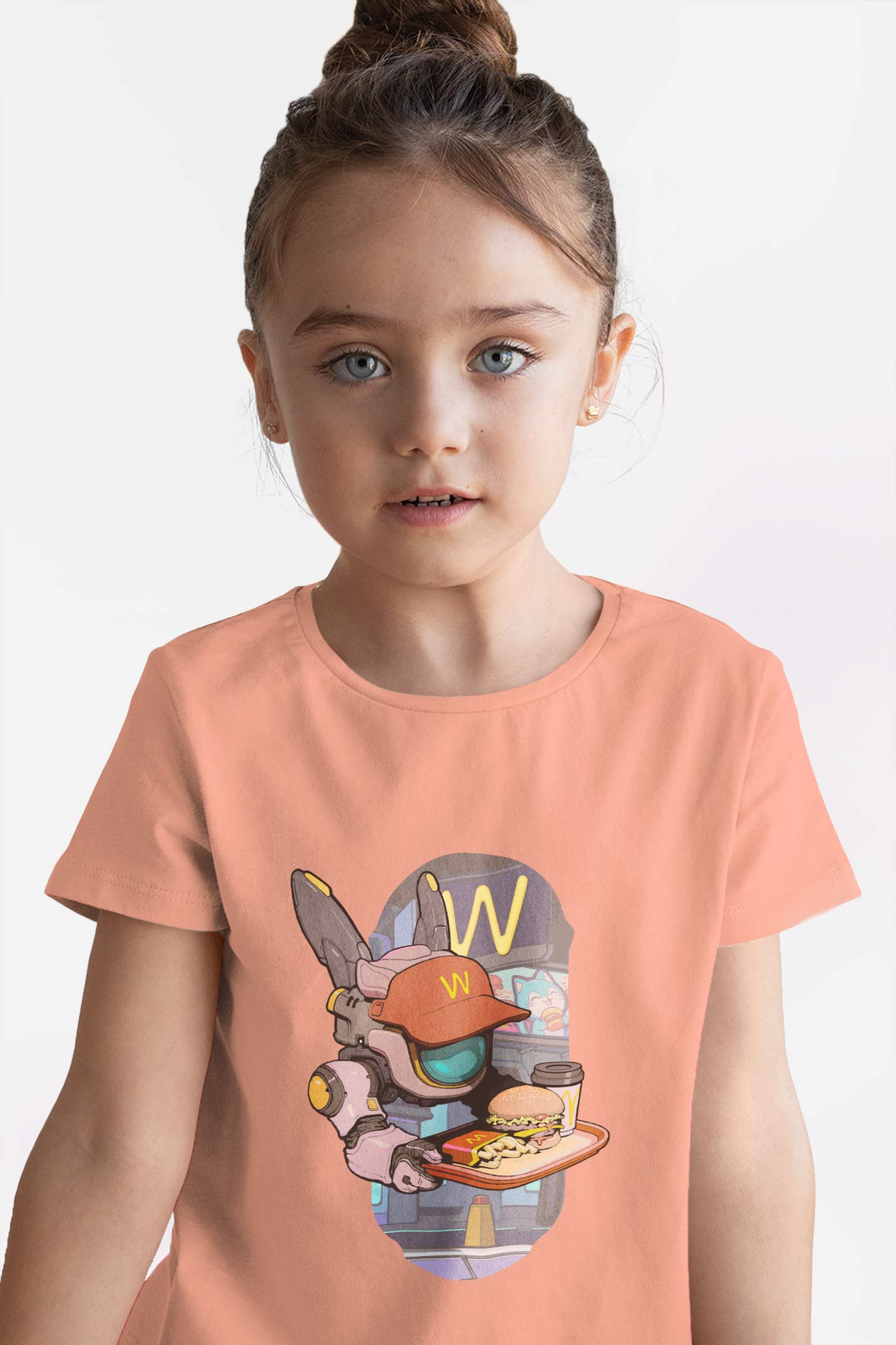 Kid's T-shirt [ByteBot Capsule BG G01] Palette B