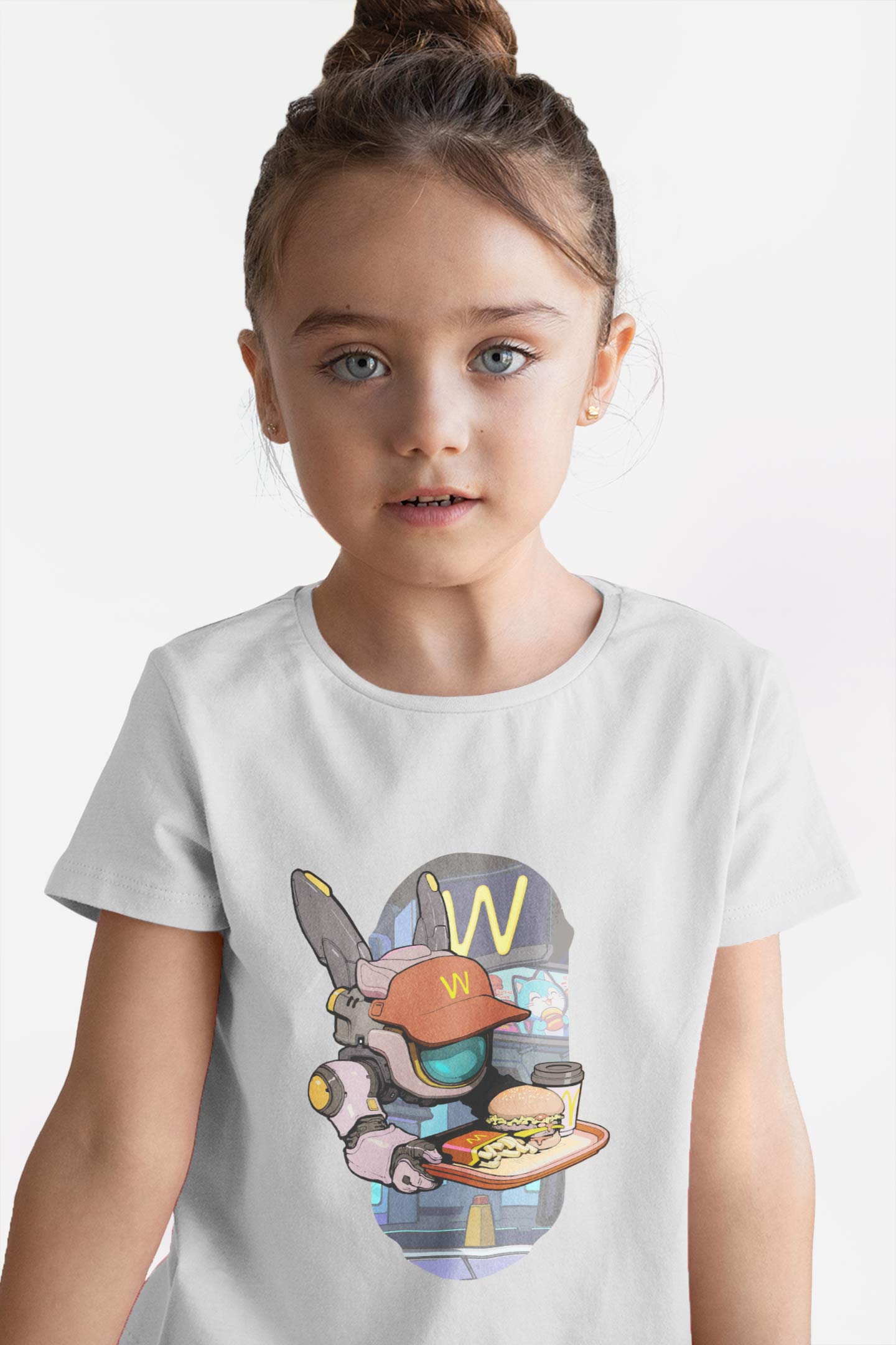 Kid's T-shirt [ByteBot Capsule BG G01] Palette B