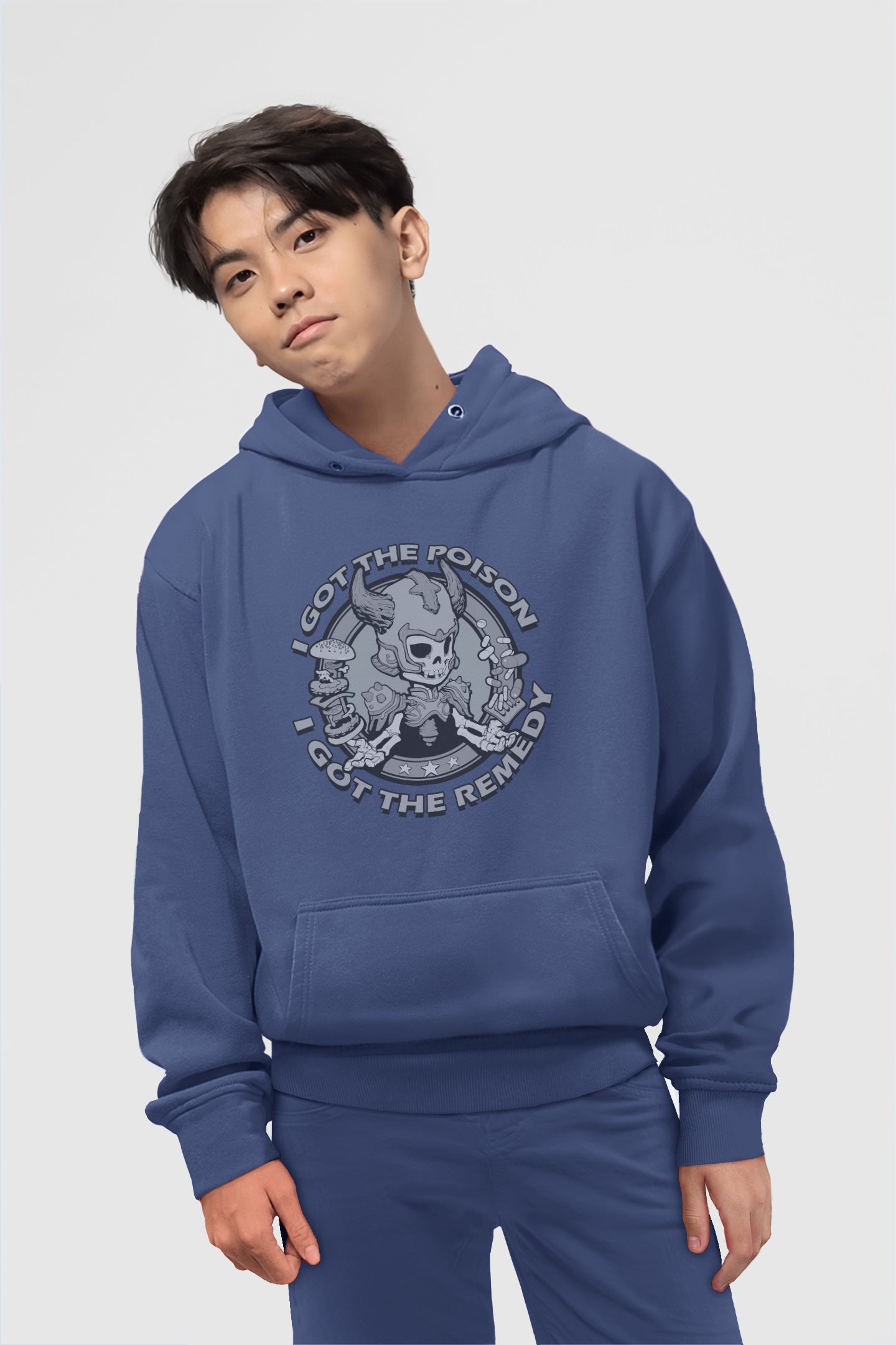 Youth Hoodie I Got The Poison B&G (Model H13)