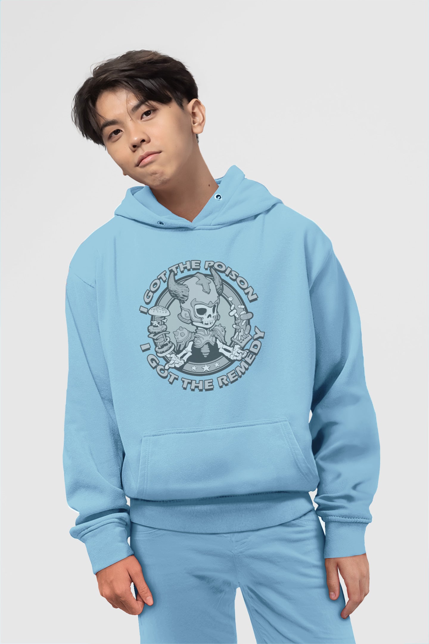 Youth Hoodie I Got The Poison B&G (Model H13)