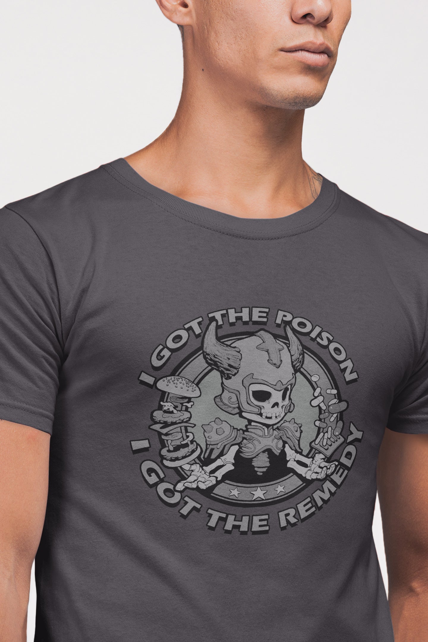 Men's T-shirt [I Got Poison White Logo]