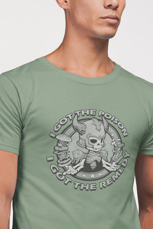 Men's T-shirt [I Got Poison White Logo]