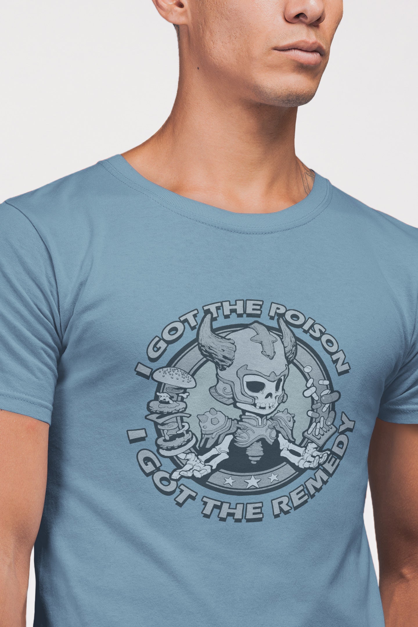 Men's T-shirt [I Got Poison White Logo]