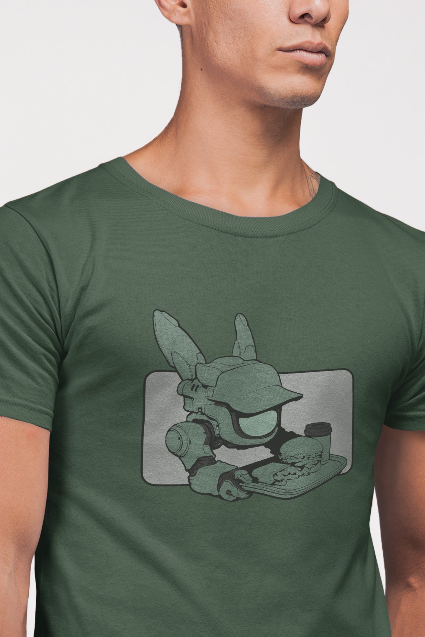 T-Shirt [ByteBot Green - Rectangle BG]