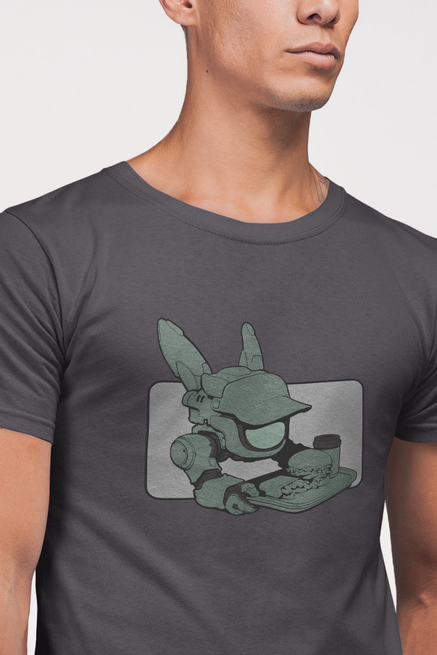 T-Shirt [ByteBot Green - Rectangle BG]